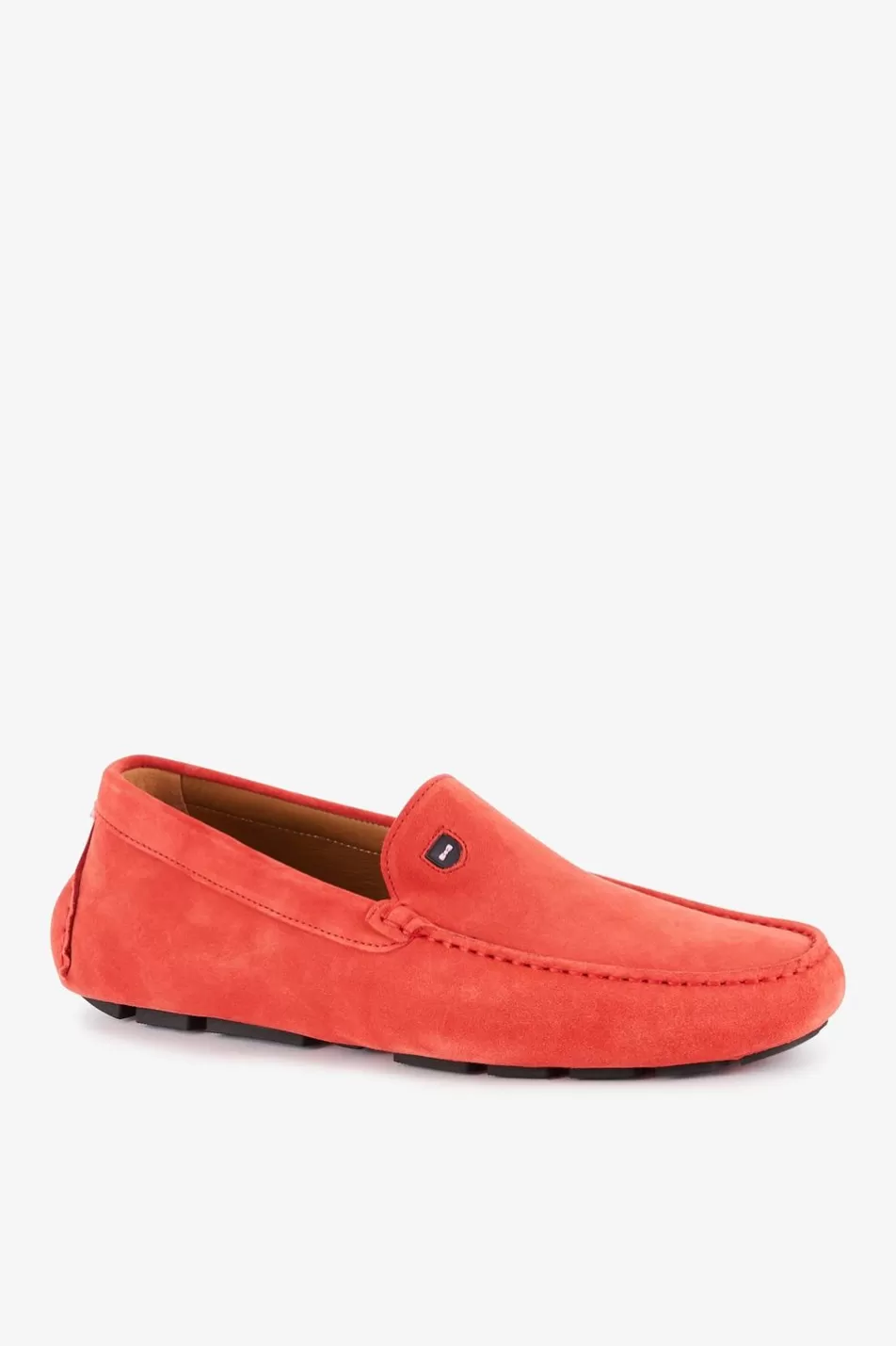 Loafers | Eden Park Red Suede Moccasins