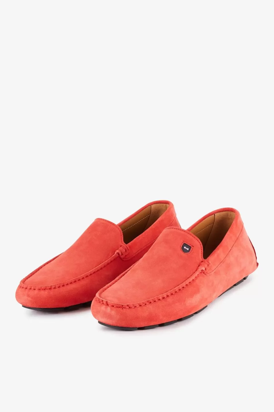 Loafers | Eden Park Red Suede Moccasins