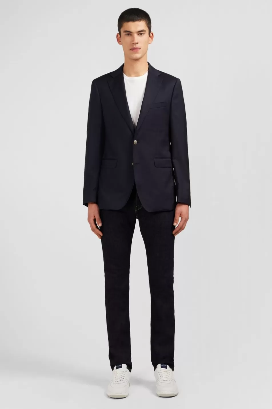 Jackets | Eden Park Regular Dark Blue Blazer