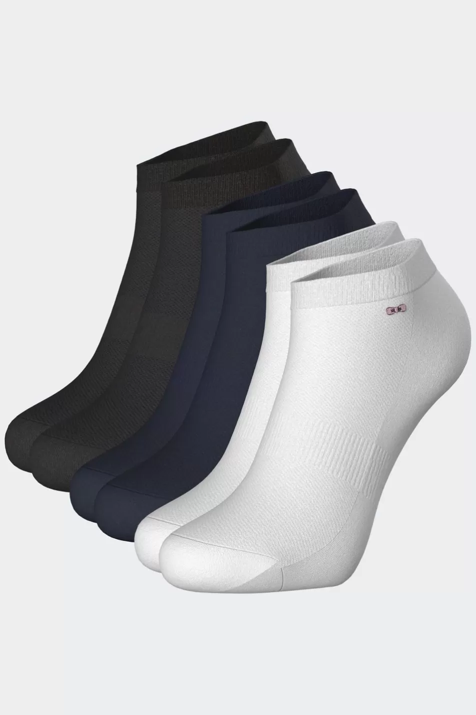 Socks | Eden Park Set Of 3 Pairs Of Low-Cut Stretch Cotton Socks