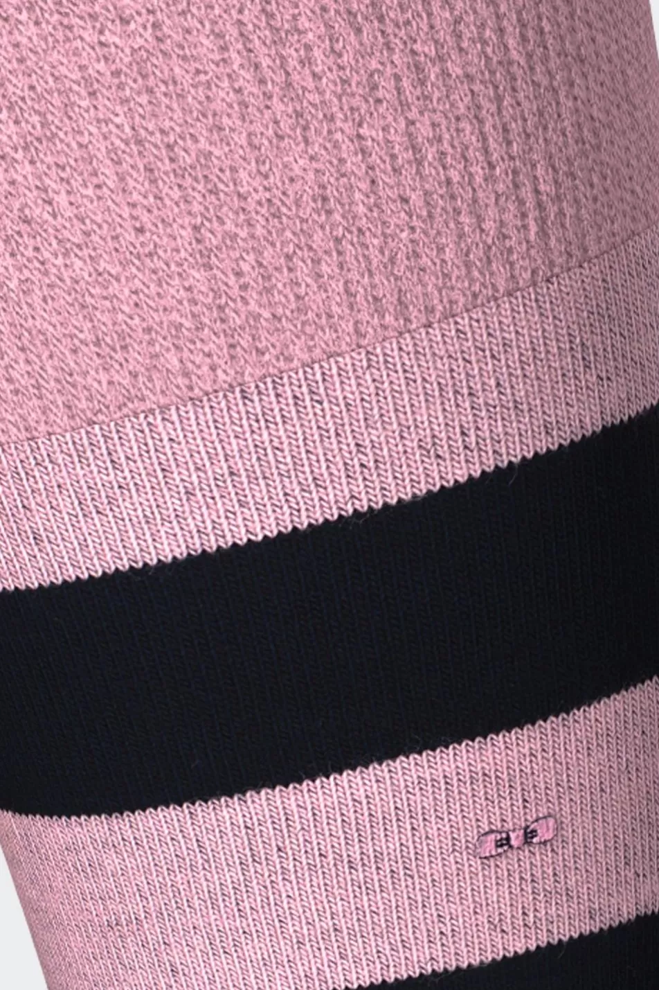 Socks | Eden Park Set Of 3 Pairs Of Striped Pink Socks In Stretch Cotton