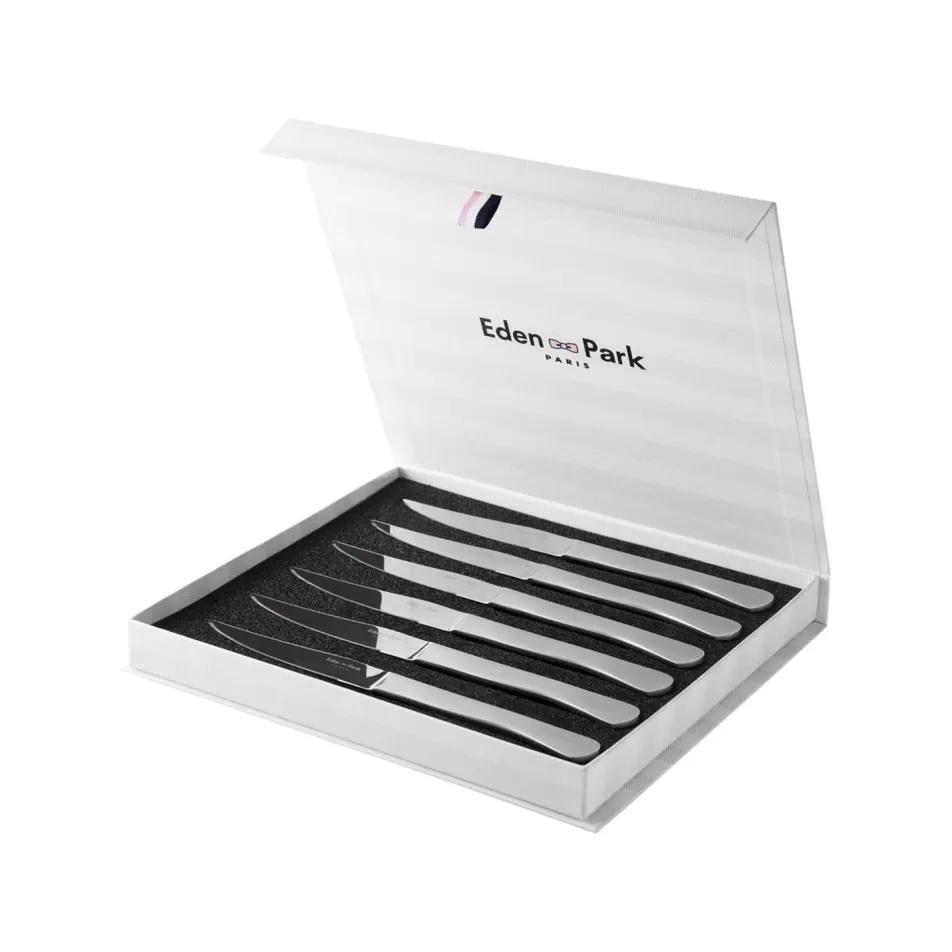 Art Of The Table | Eden Park Set Of 6 Stainless Steel Table Knives