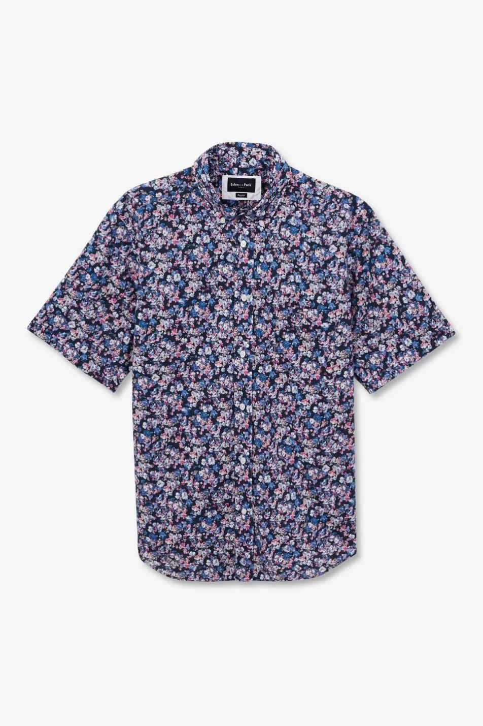 Short-Sleeved Shirts | Eden Park Shirt With A Floral Print