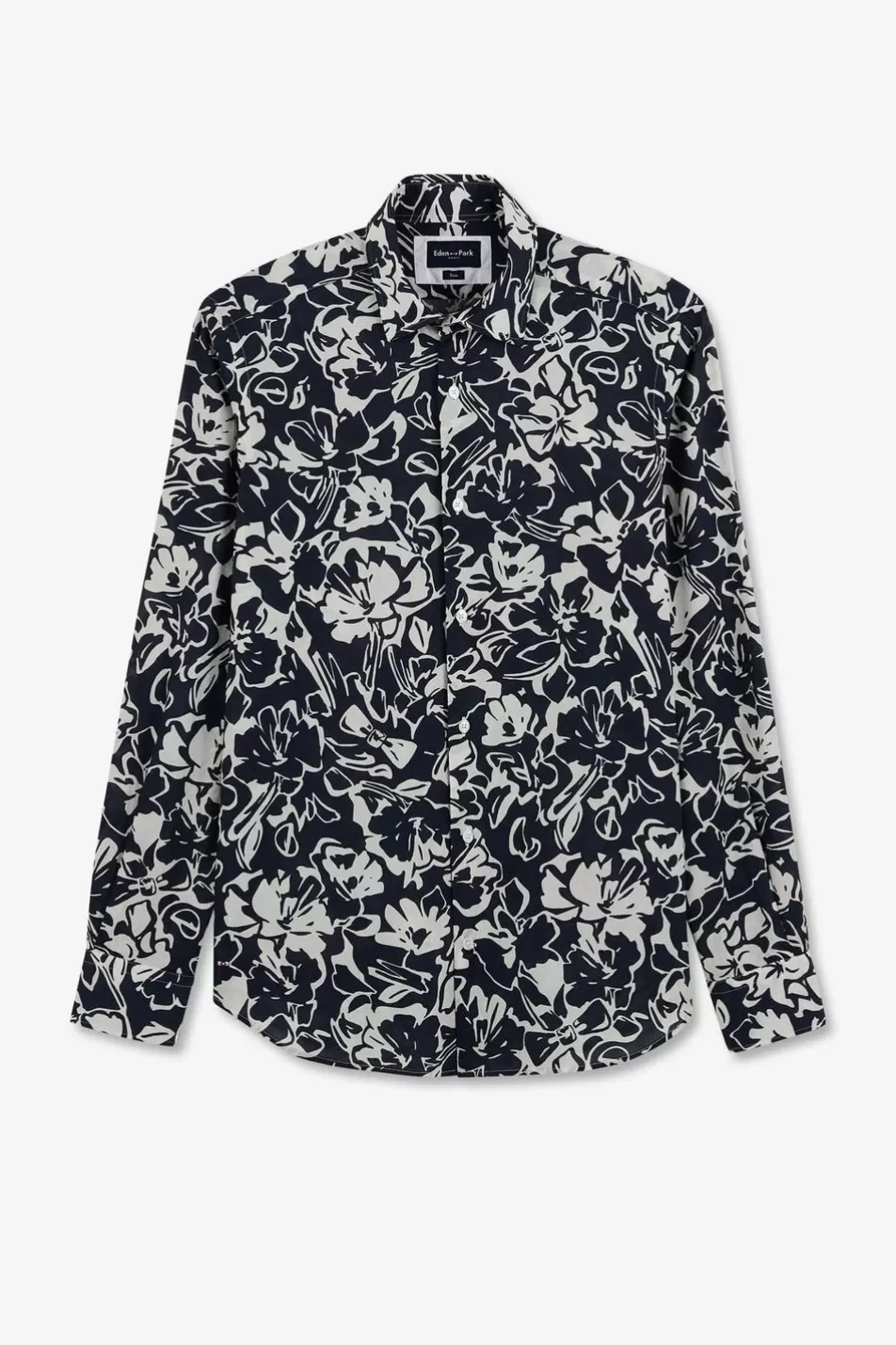 Shirts | Eden Park Shirt With An Exclusive Floral Print