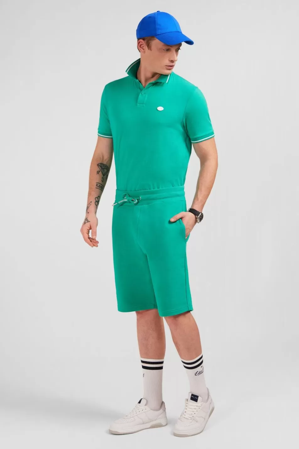 Shorts & Bermudas | Eden Park Shorts In Green Fleece