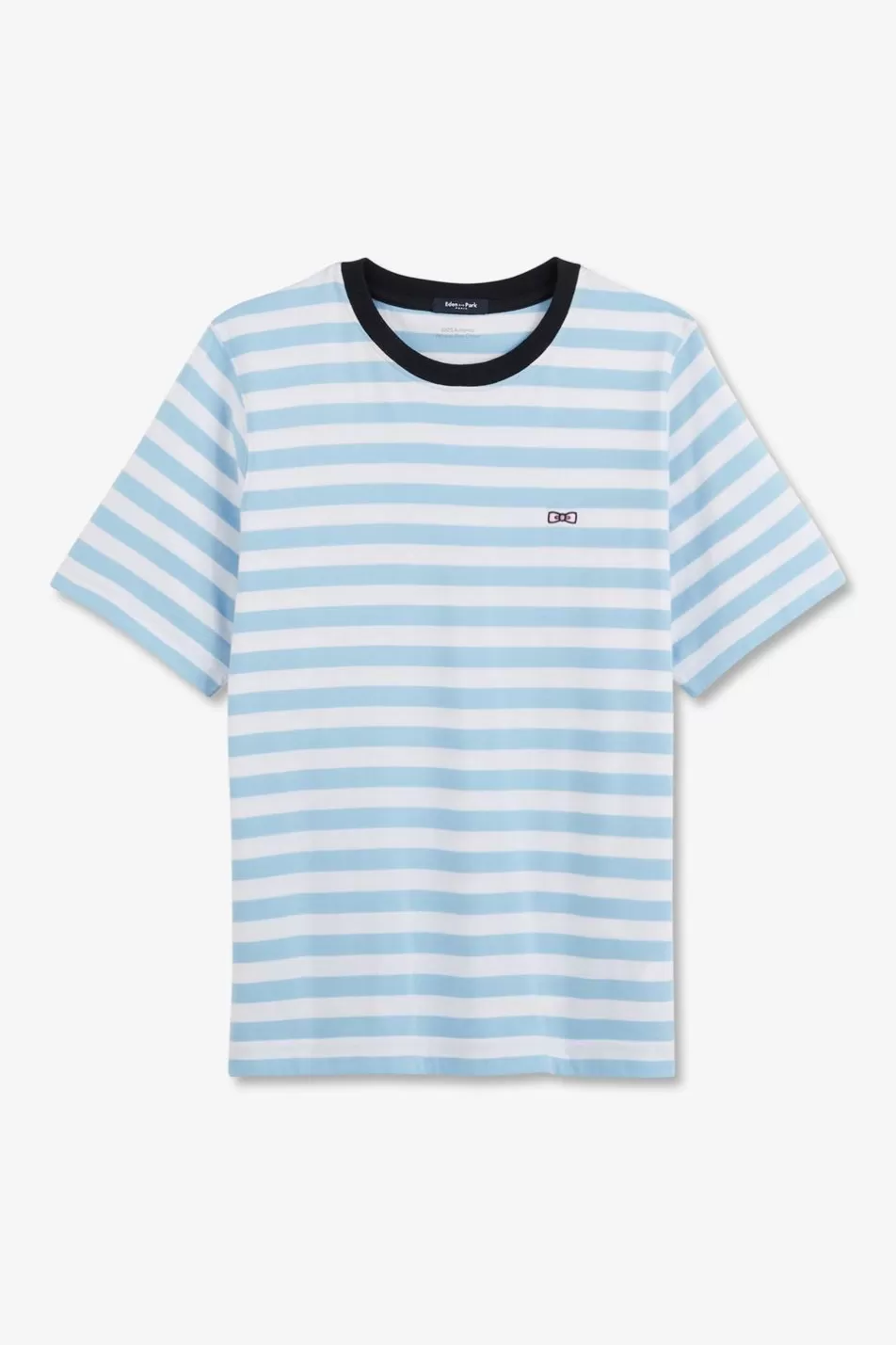 T-Shirts | Eden Park Short-Sleeved Striped T-Shirt