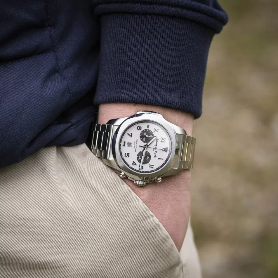 Watch | Eden Park Silver Steel Chronograph Quartz Watch