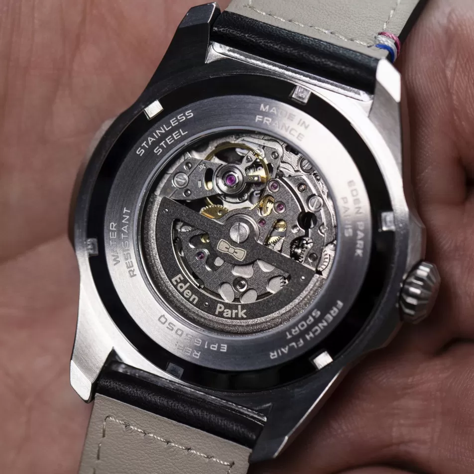 Watch | Eden Park Skeleton Automatic Steel Watch