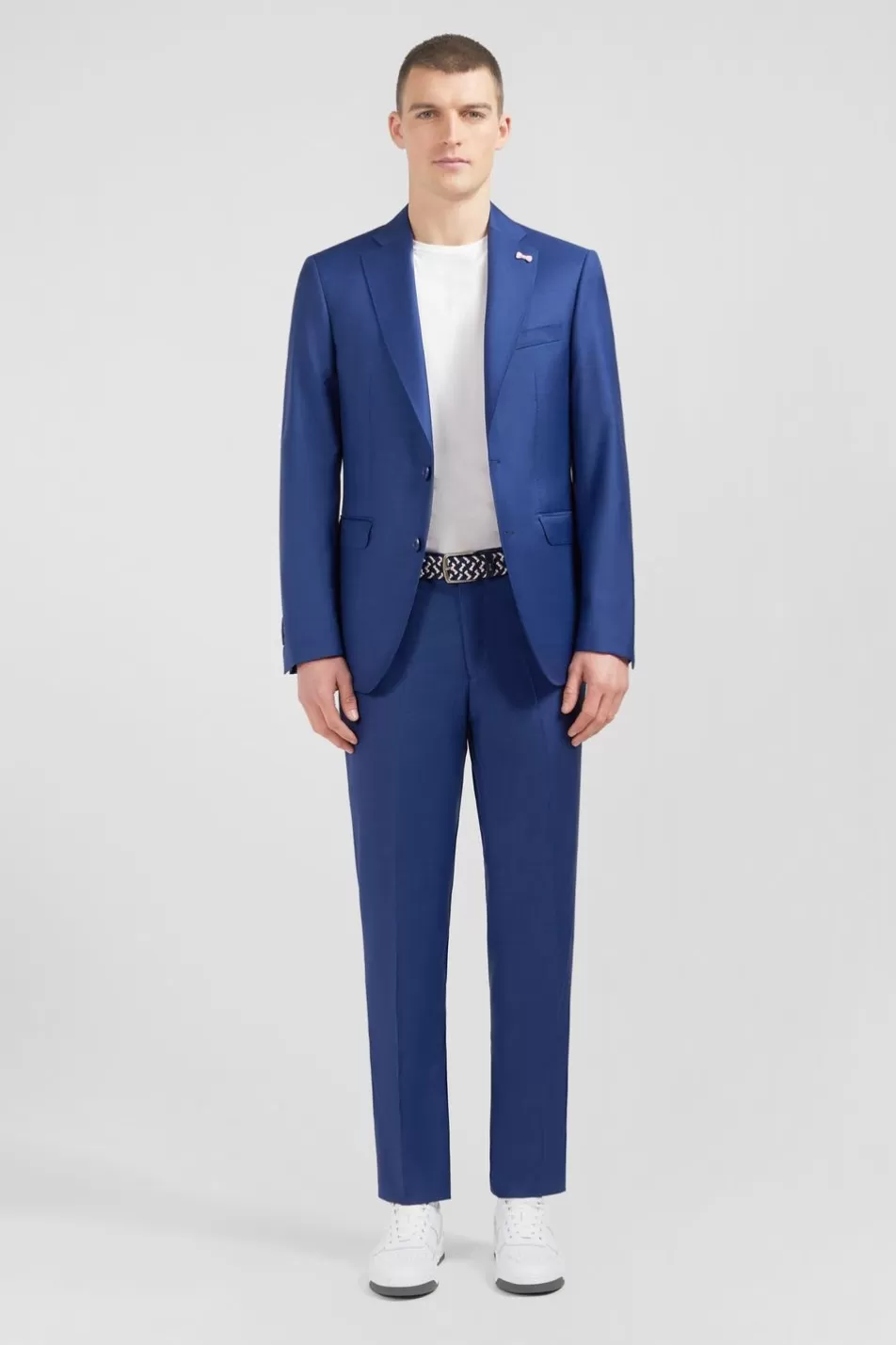 Jackets | Eden Park Slim-Fit Suit In Blue Wool