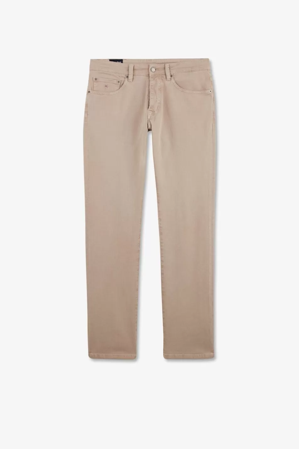 Pants | Eden Park Straight-Leg Beige Trousers