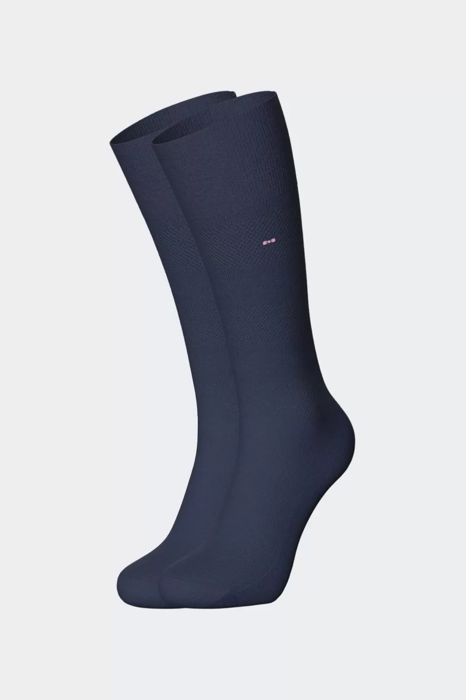 Socks | Eden Park Striped Navy Socks In Stretch Cotton