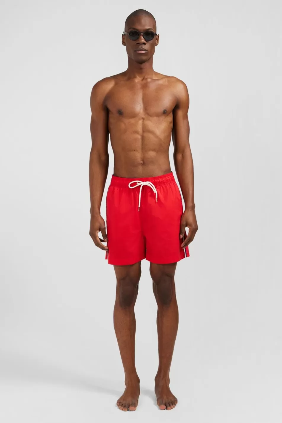 Swimwear | Eden Park Swim Shorts With Tricoloured Stripes