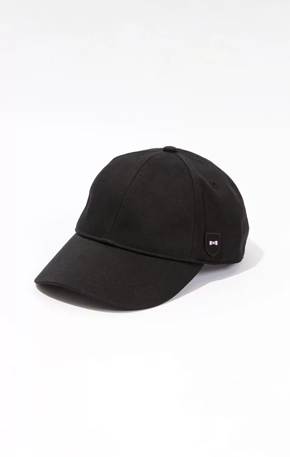 Caps | Eden Park Unicolour Black Cotton Cap