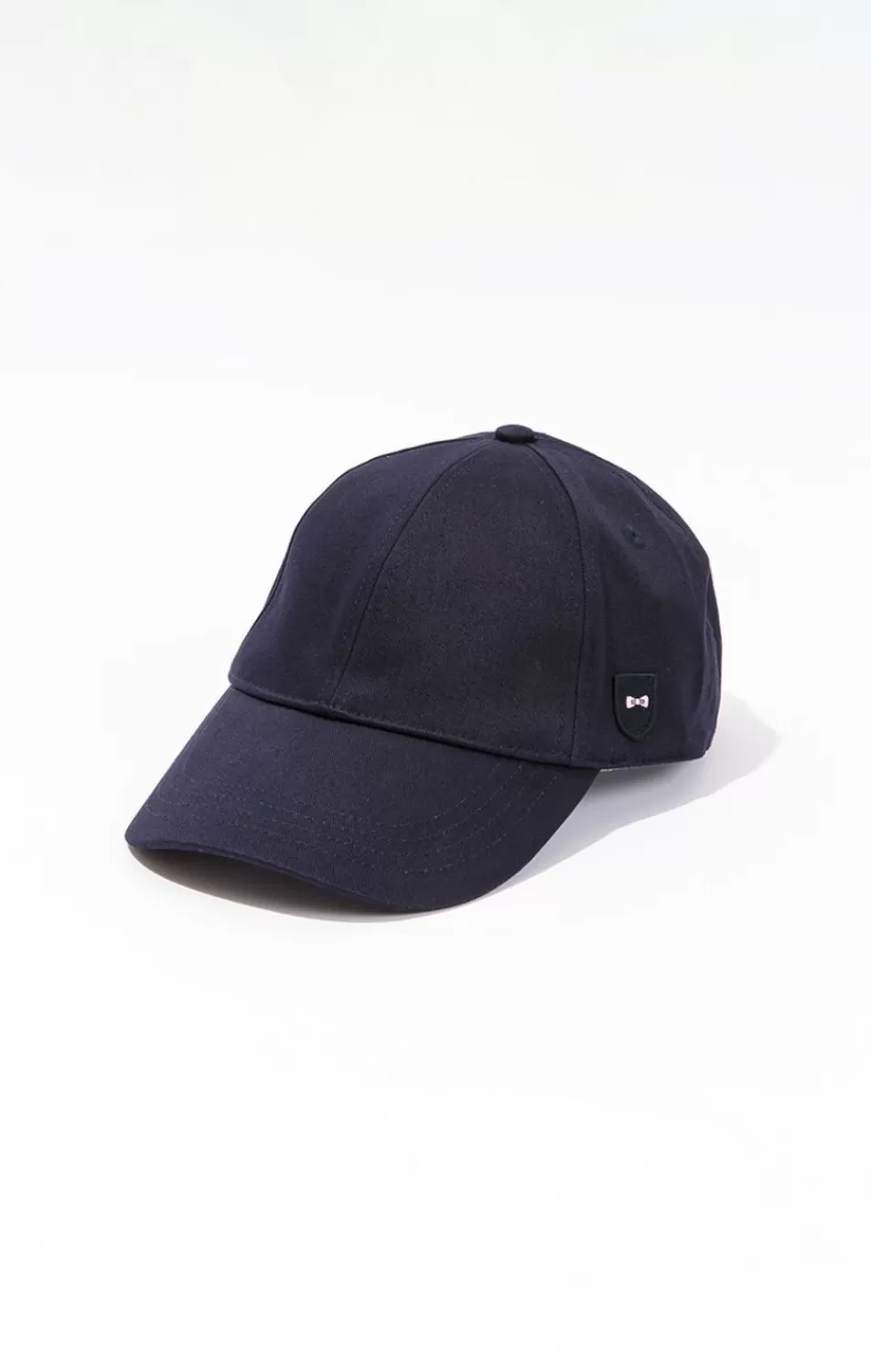 Caps | Eden Park Unicolour Navy Blue Cotton Cap