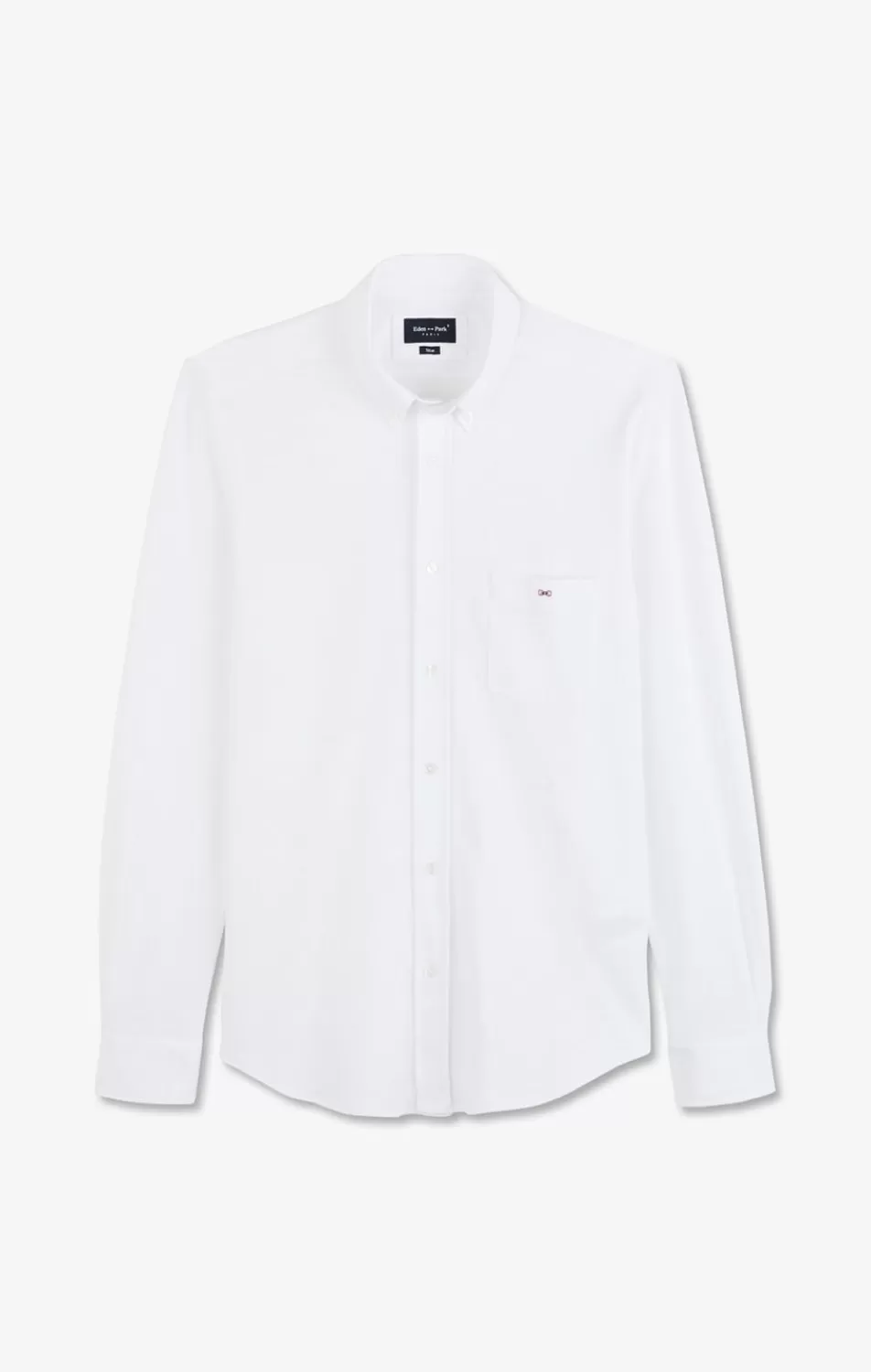 Shirts | Eden Park White Cotton Pinpoint Shirt