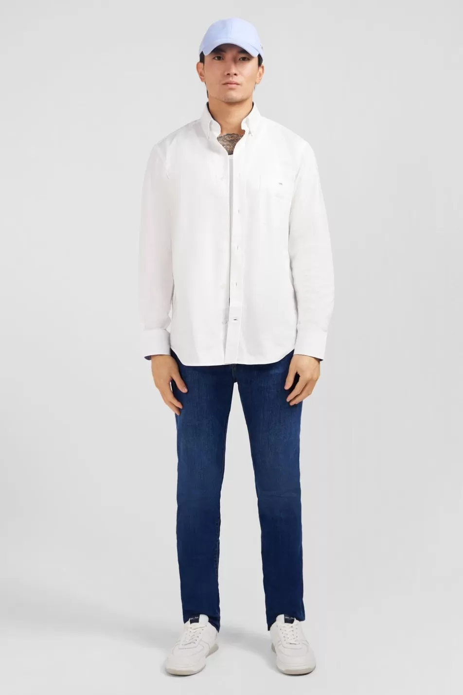 Shirts | Eden Park White Cotton Shirt