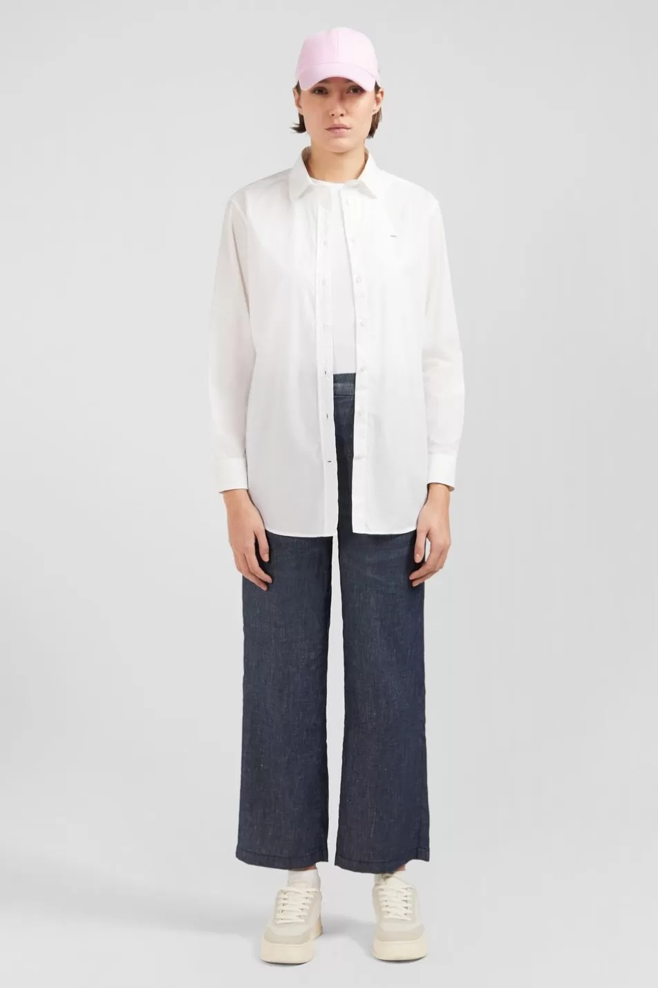 Shirts | Eden Park White Long-Sleeved Blouse