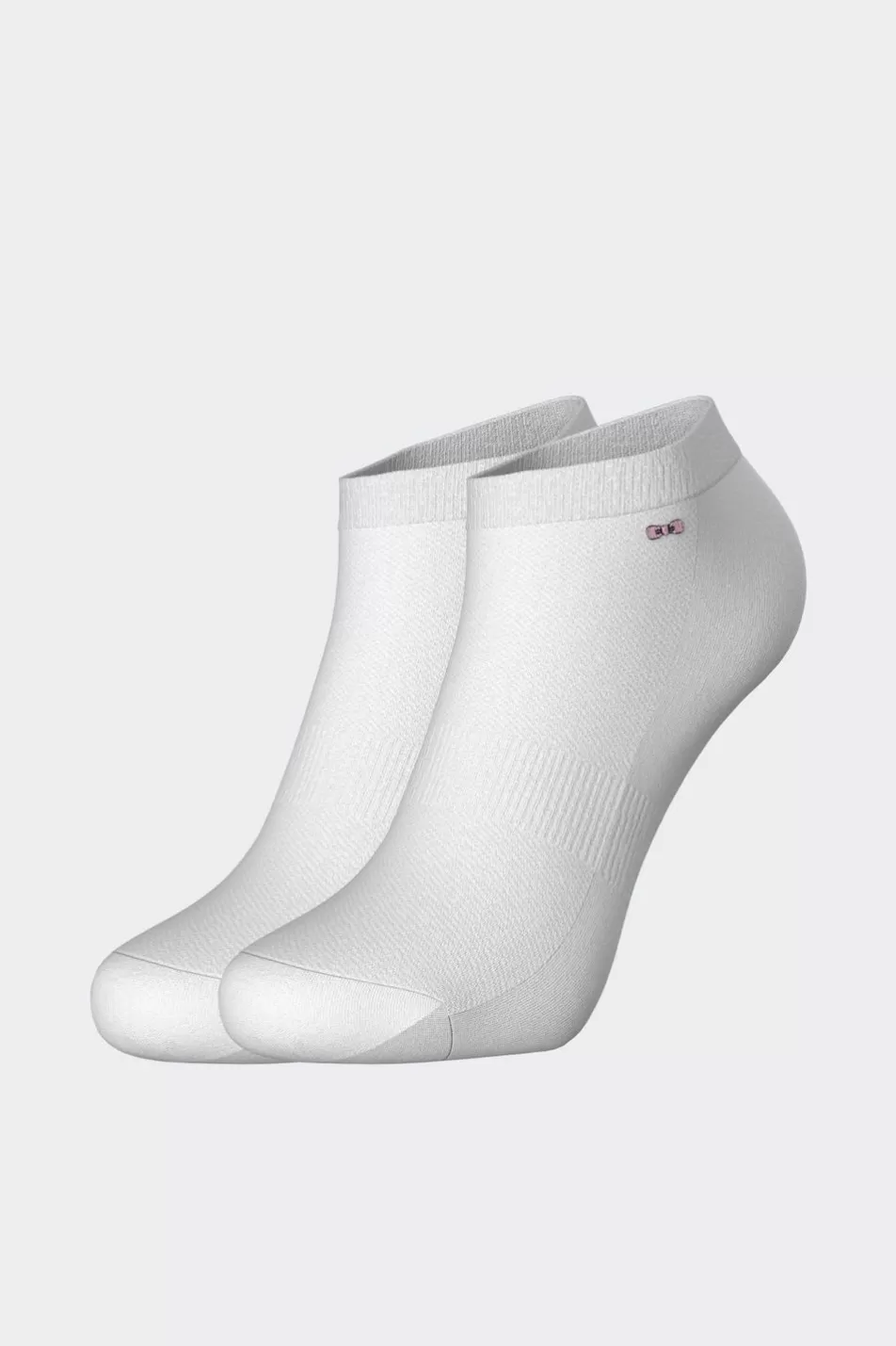 Socks | Eden Park White Low-Cut Socks In Stretch Cotton