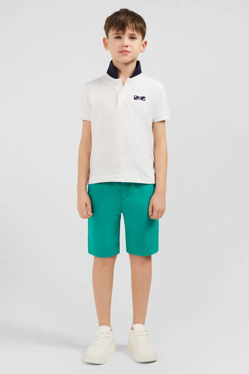 Children | Eden Park White Polo Shirt