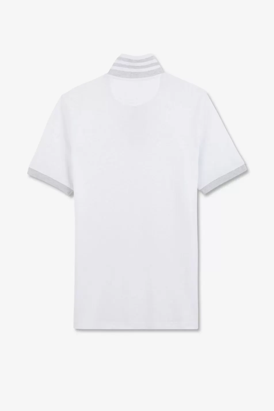 Polos | Eden Park White Short-Sleeved Polo Shirt