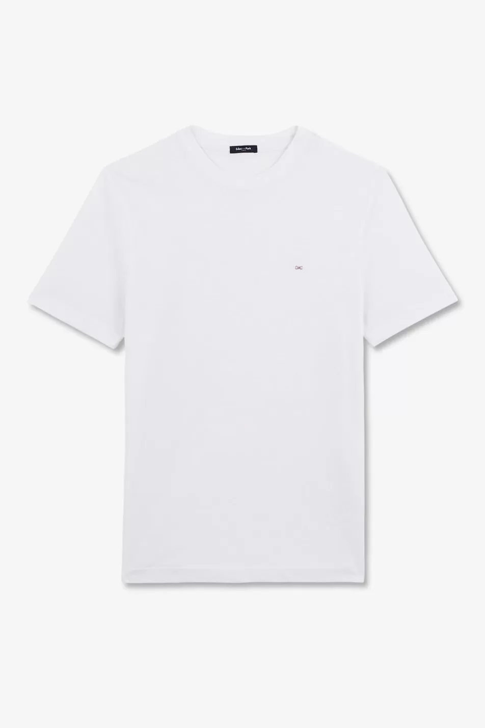 T-Shirts | Eden Park White Short-Sleeved T-Shirt