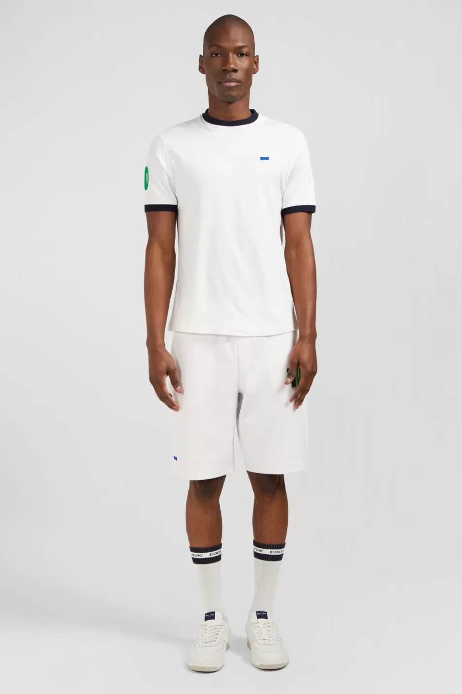 T-Shirts | Eden Park White Short-Sleeved T-Shirt