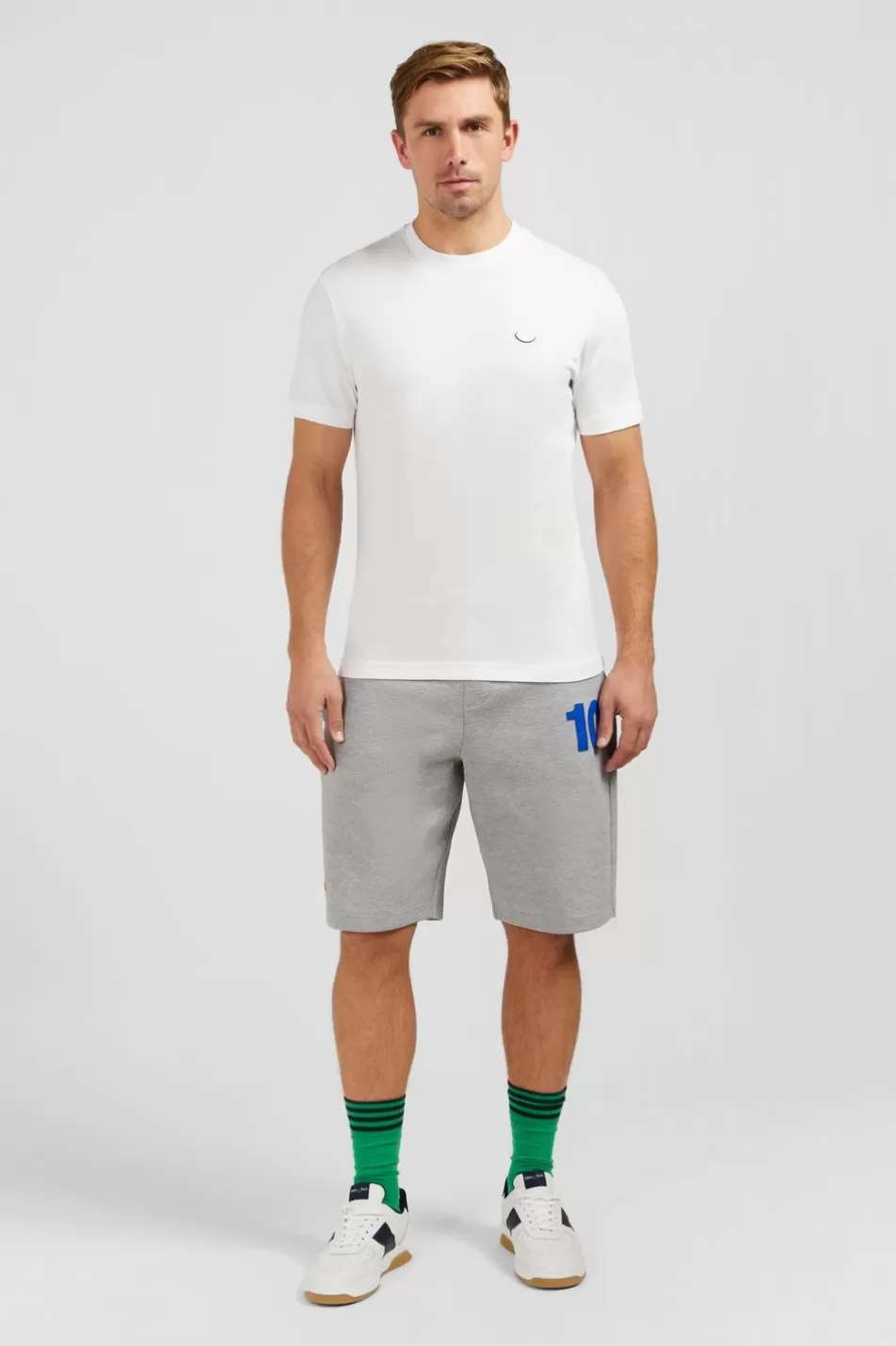 T-Shirts | Eden Park White Short-Sleeved T-Shirt