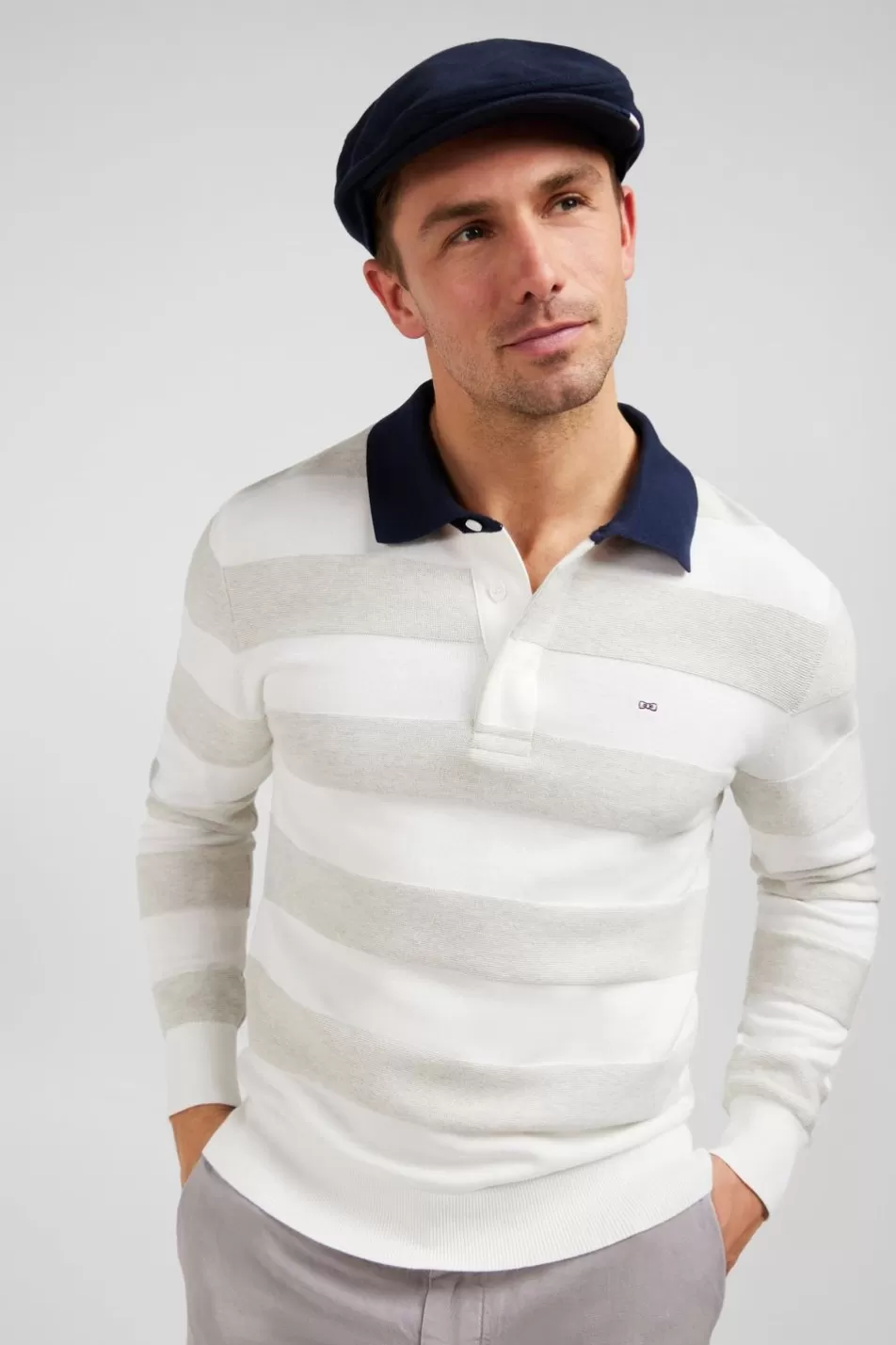 Rugby Shirts | Eden Park White Striped Jumper