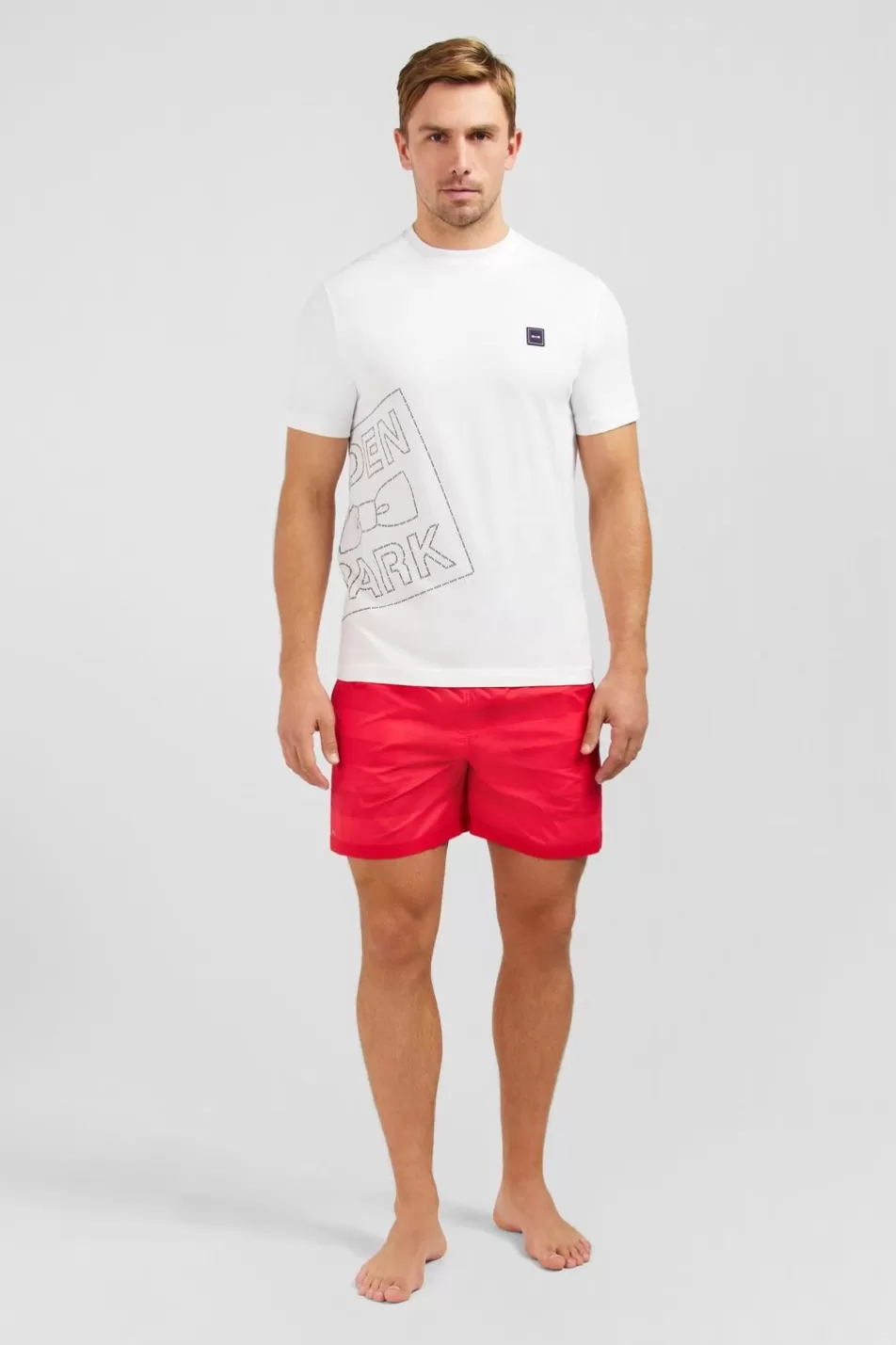 T-Shirts | Eden Park White T-Shirt With Print