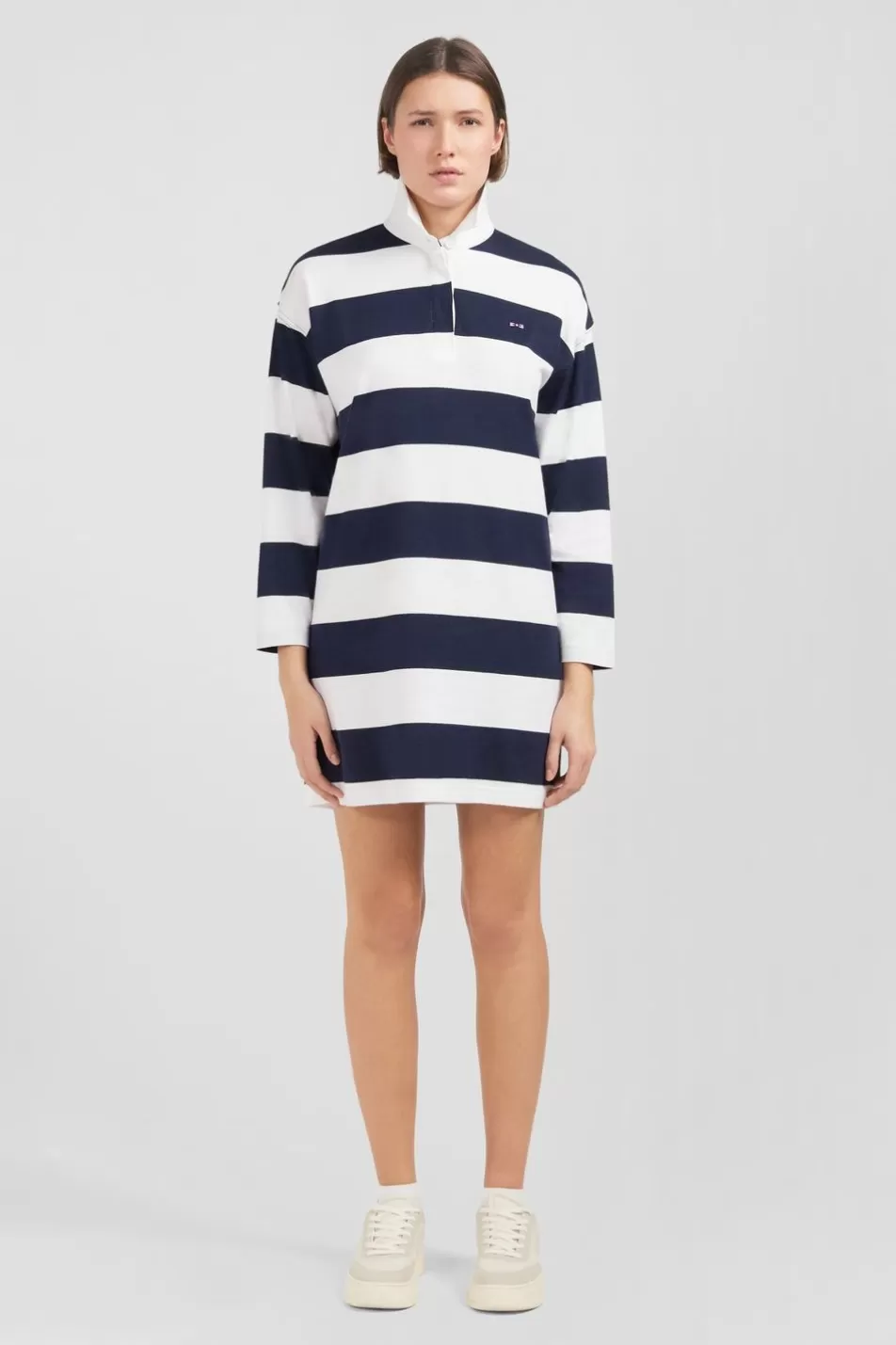 Dresses | Eden Park Wide Two-Tone Stripe Dress