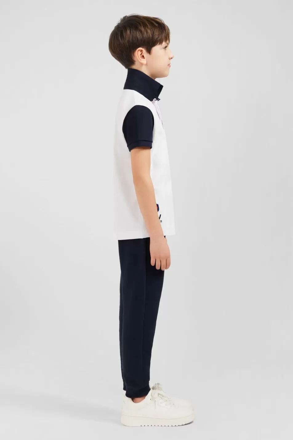 Children | Eden Park Xv De France Short Sleeves Rugby Shirt In Pima Cotton